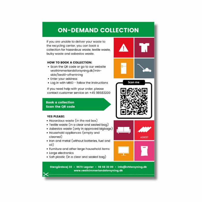 How to book a collection Here you can see how to book a collection